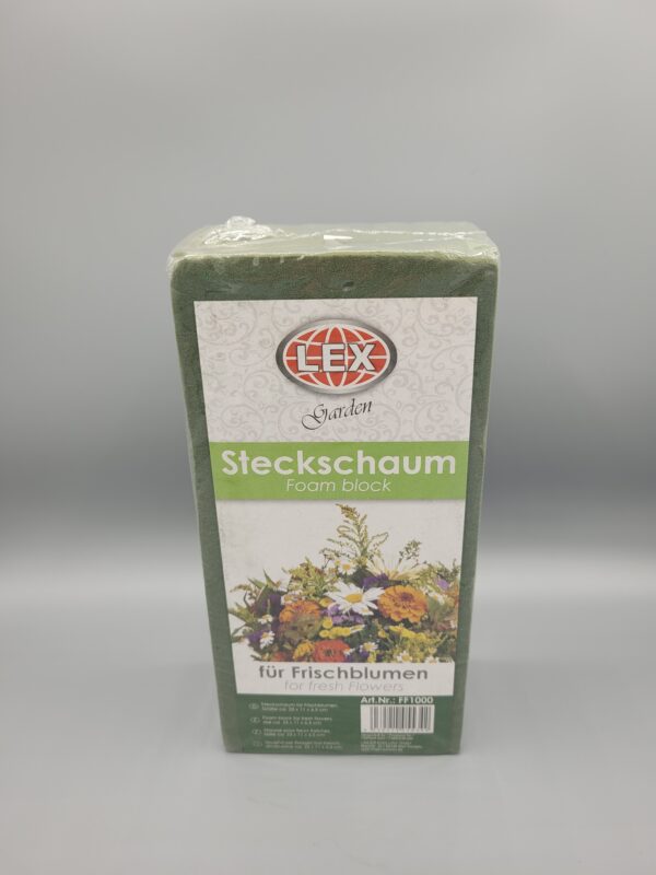 Blumensteckschaum Frischblumen 23 x 11 x 6,5cm – Bild 2